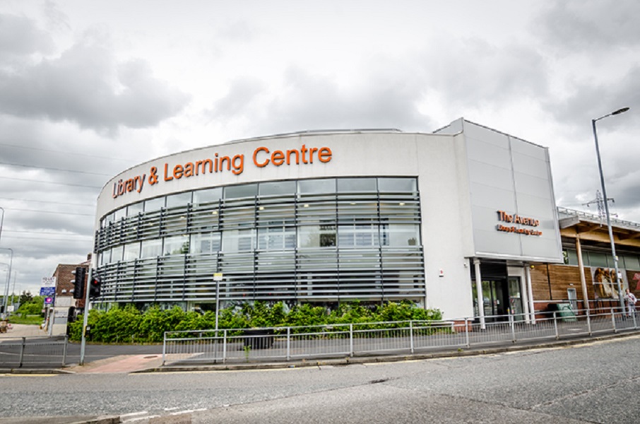 The outside of the Avenue and Learning Centre in Blackley