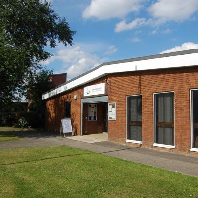 Outside of Burnage Library and Activity Hub