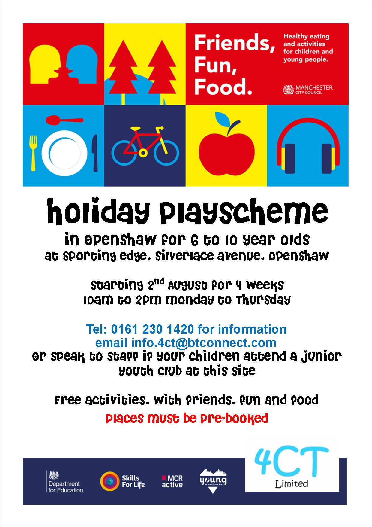 Holiday Playscheme in Openshaw