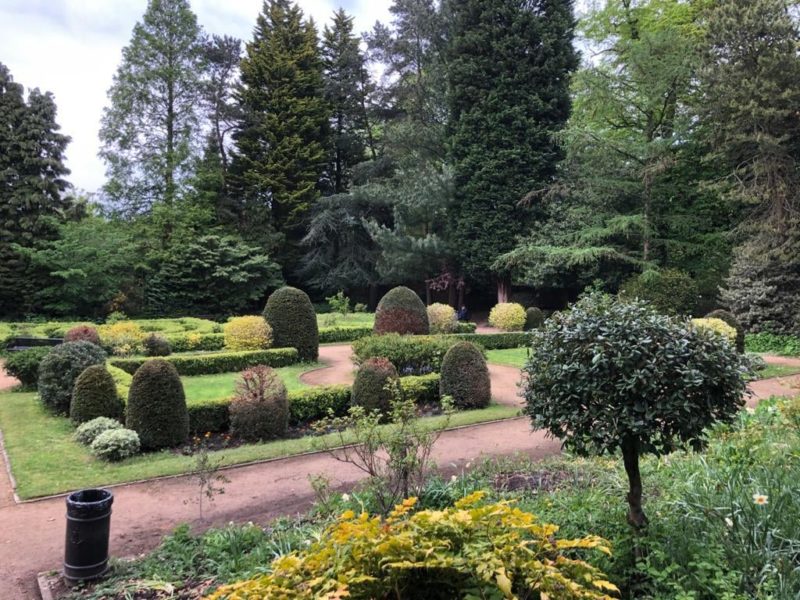 The gardens at Platt Fields Park.