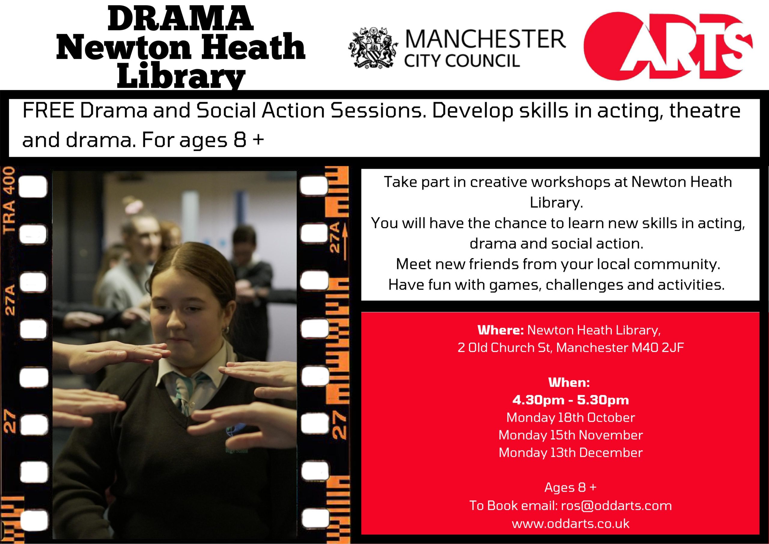 Drama and Social Action sessions at Newton Heath Library - develop...