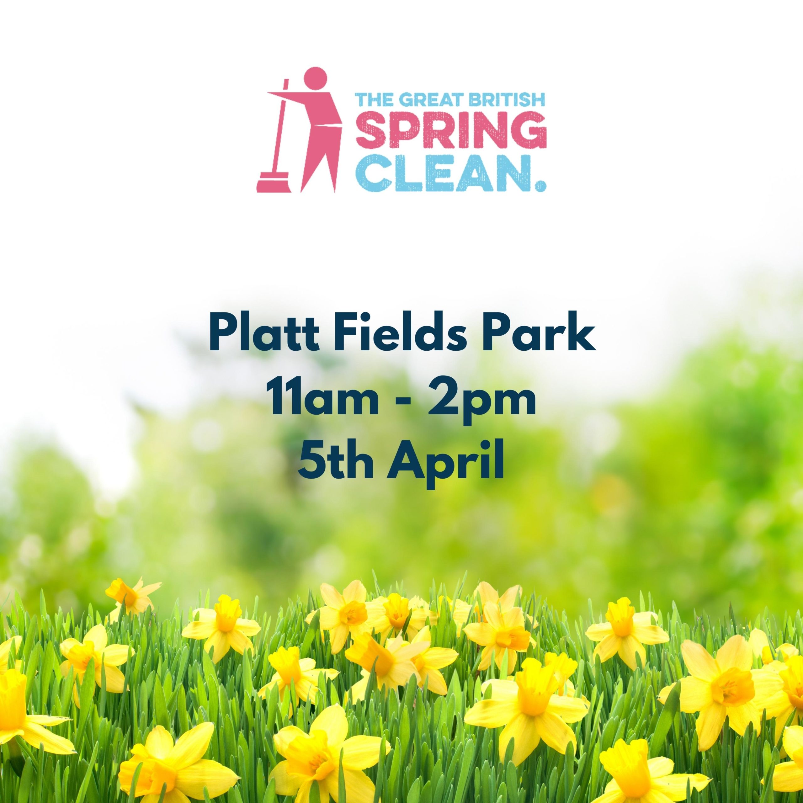 The Great British Spring Clean: Platt Fields Park