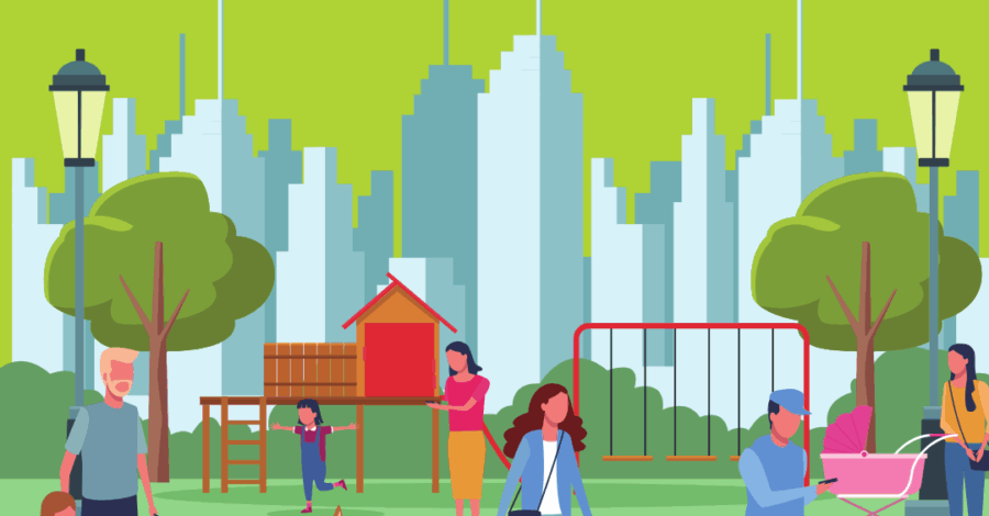 Animated image of park