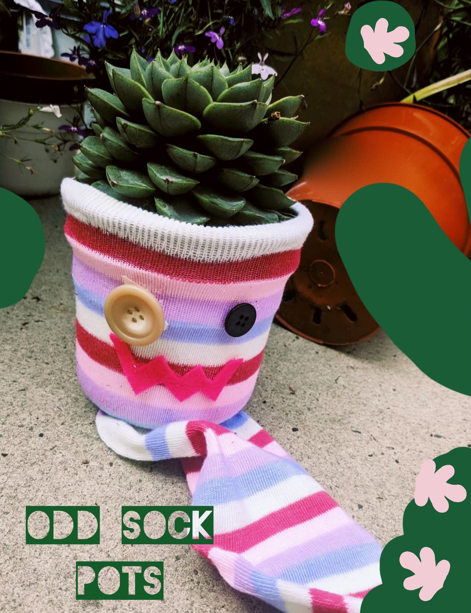 Story Garden: Odd Socks Plants at Newton Heath Library Thumbnail