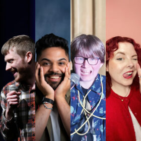 Comedian Headshots of the line-up.
